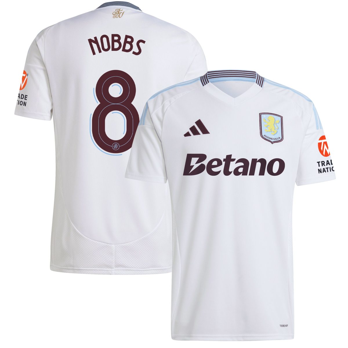 aston villa adidas away shirt 2024-25 with nobbs 8 cup printing Collection - Aston Villa Fan Shop Official Gear