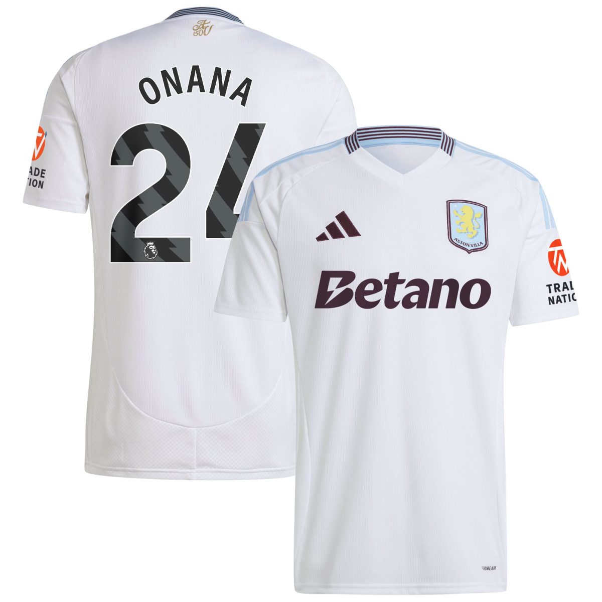 aston villa adidas away shirt 2024-25 with onana 24 printing Collection - Aston Villa Fan Shop Official Gear