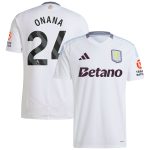 aston villa adidas away shirt 2024-25 with onana 24 printing Collection - Aston Villa Fan Shop Official Gear