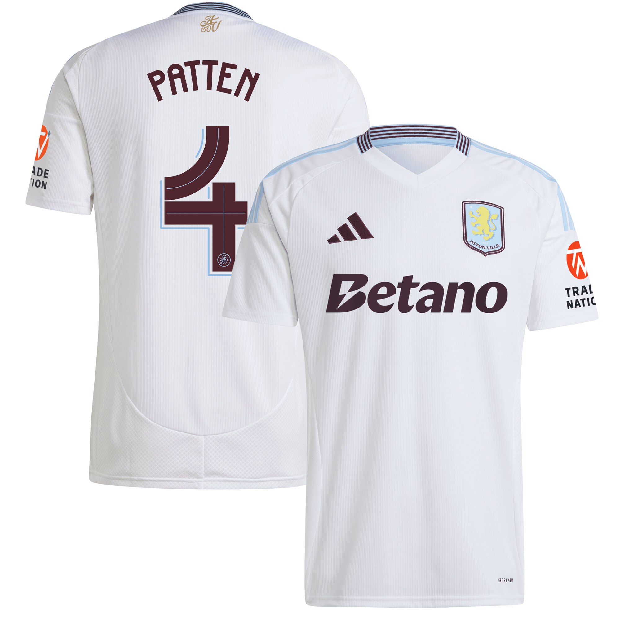 aston villa adidas away shirt 2024-25 with patten 4 cup printing Collection - Aston Villa Fan Shop Official Gear