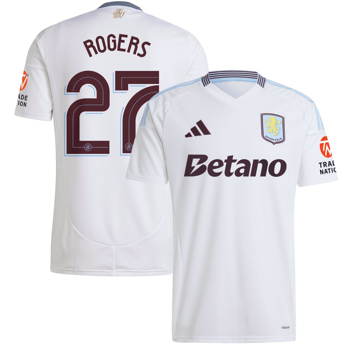 aston villa adidas away shirt 2024-25 with rogers 27 cup printing Collection - Aston Villa Fan Shop Official Gear