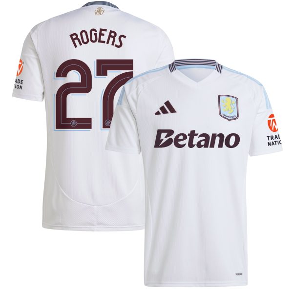aston villa adidas away shirt 2024-25 with rogers 27 cup printing Collection - Aston Villa Fan Shop Official Gear