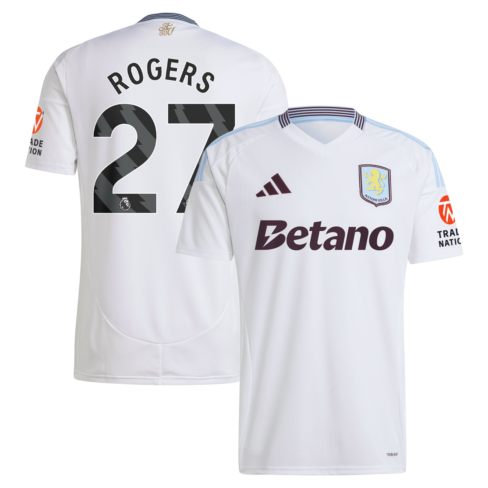 aston villa adidas away shirt 2024-25 with rogers 27 printing Collection - Aston Villa Fan Shop Official Gear