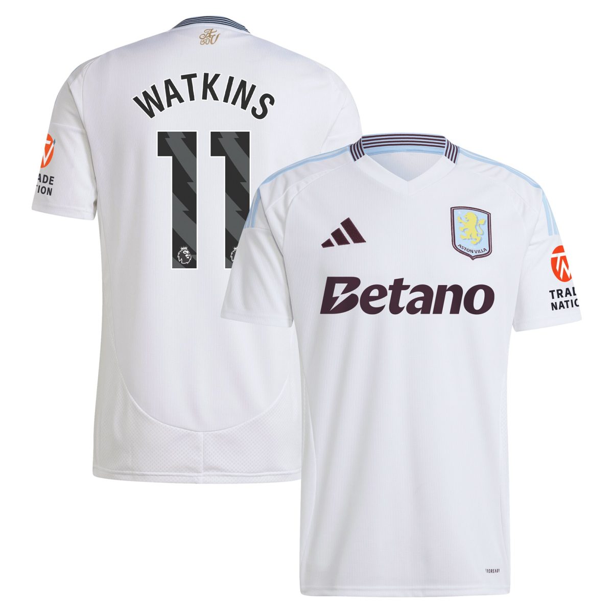 aston villa adidas away shirt 2024-25 with watkins 11 printing Collection - Aston Villa Fan Shop Official Gear