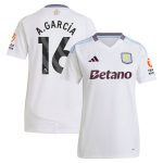aston villa adidas away shirt 2024-25 – womens with a.garcía 16 printing Collection - Aston Villa Fan Shop Official Gear