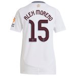 aston villa adidas away shirt 2024-25 – womens with alex moreno 15 cup printing Collection - Aston Villa Fan Shop Official Gear