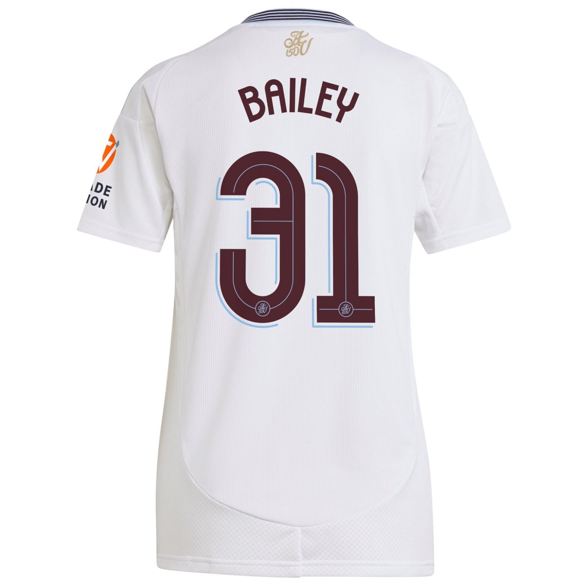 aston villa adidas away shirt 2024-25 – womens with bailey 31 cup printing Collection - Aston Villa Fan Shop Official Gear