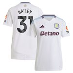 aston villa adidas away shirt 2024-25 – womens with bailey 31 printing Collection - Aston Villa Fan Shop Official Gear