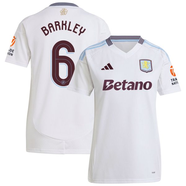aston villa adidas away shirt 2024-25 – womens with barkley 6 cup printing Collection - Aston Villa Fan Shop Official Gear