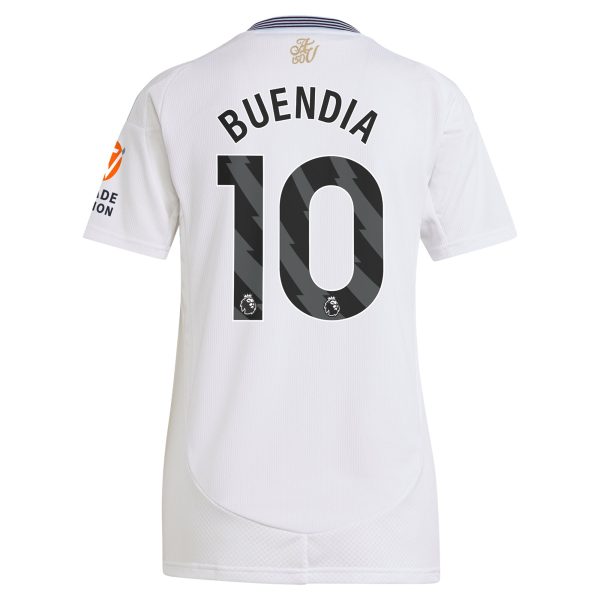 aston villa adidas away shirt 2024-25 – womens with buendia 10 printing Collection - Aston Villa Fan Shop Official Gear