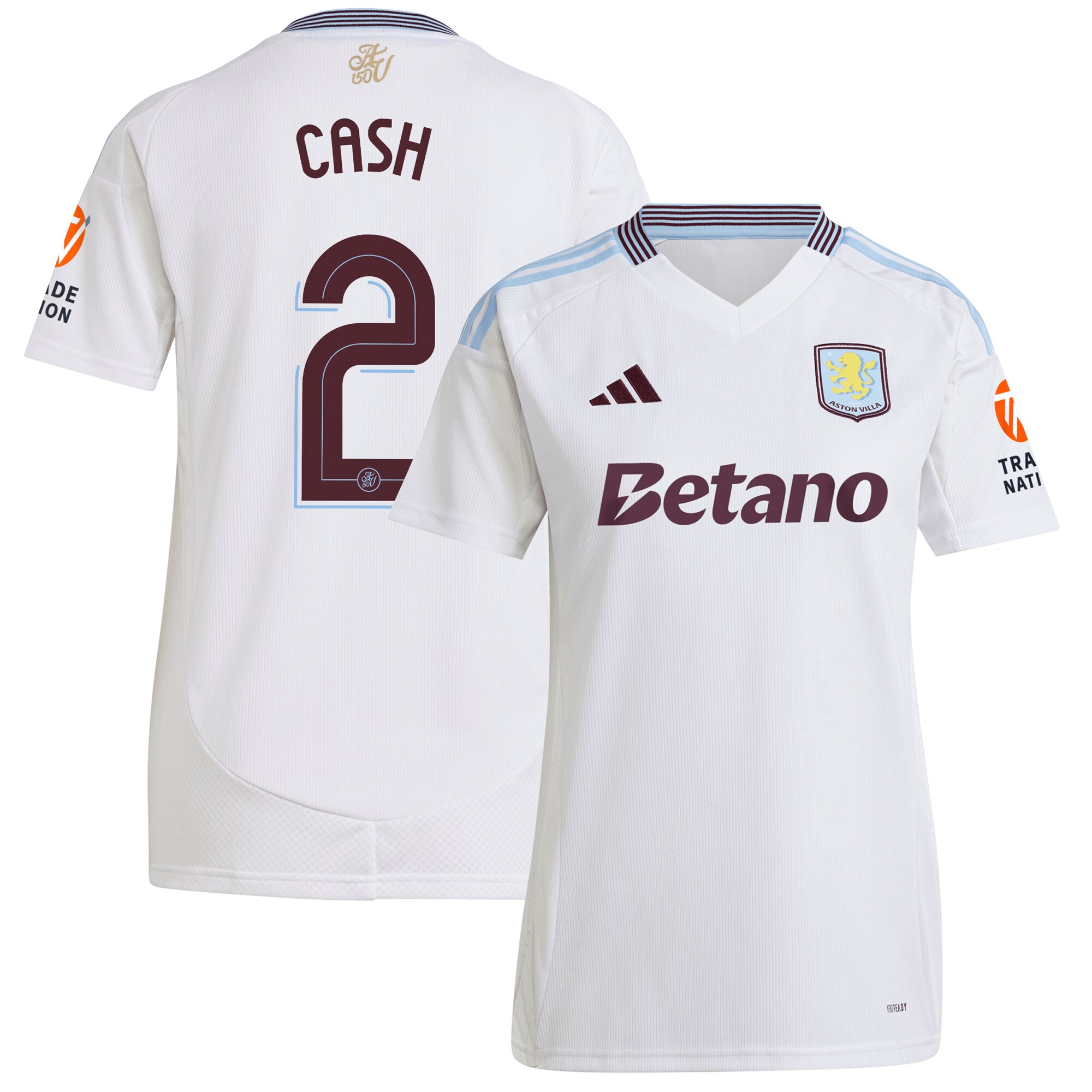 aston villa adidas away shirt 2024-25 – womens with cash 2 cup printing Collection - Aston Villa Fan Shop Official Gear