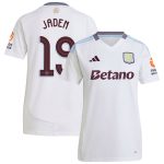 aston villa adidas away shirt 2024-25 – womens with jaden 19 cup printing Collection - Aston Villa Fan Shop Official Gear