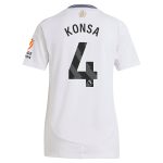 aston villa adidas away shirt 2024-25 – womens with konsa 4 printing Collection - Aston Villa Fan Shop Official Gear