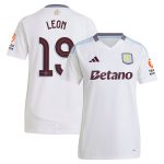 aston villa adidas away shirt 2024-25 – womens with leon 19 cup printing Collection - Aston Villa Fan Shop Official Gear