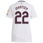 aston villa adidas away shirt 2024-25 – womens with maatsen 22 cup printing Collection - Aston Villa Fan Shop Official Gear