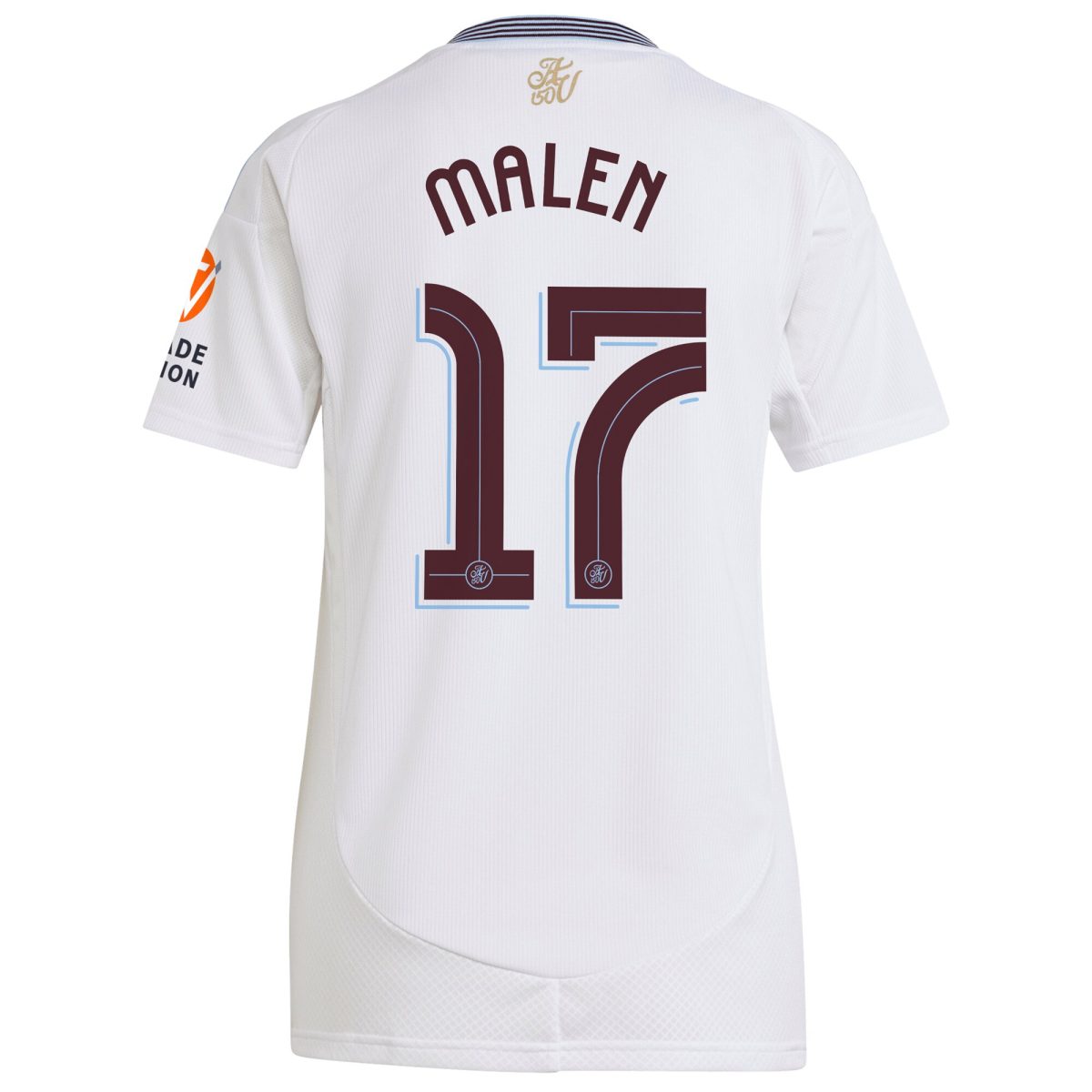 aston villa adidas away shirt 2024-25 – womens with malen 17 cup printing Collection - Aston Villa Fan Shop Official Gear