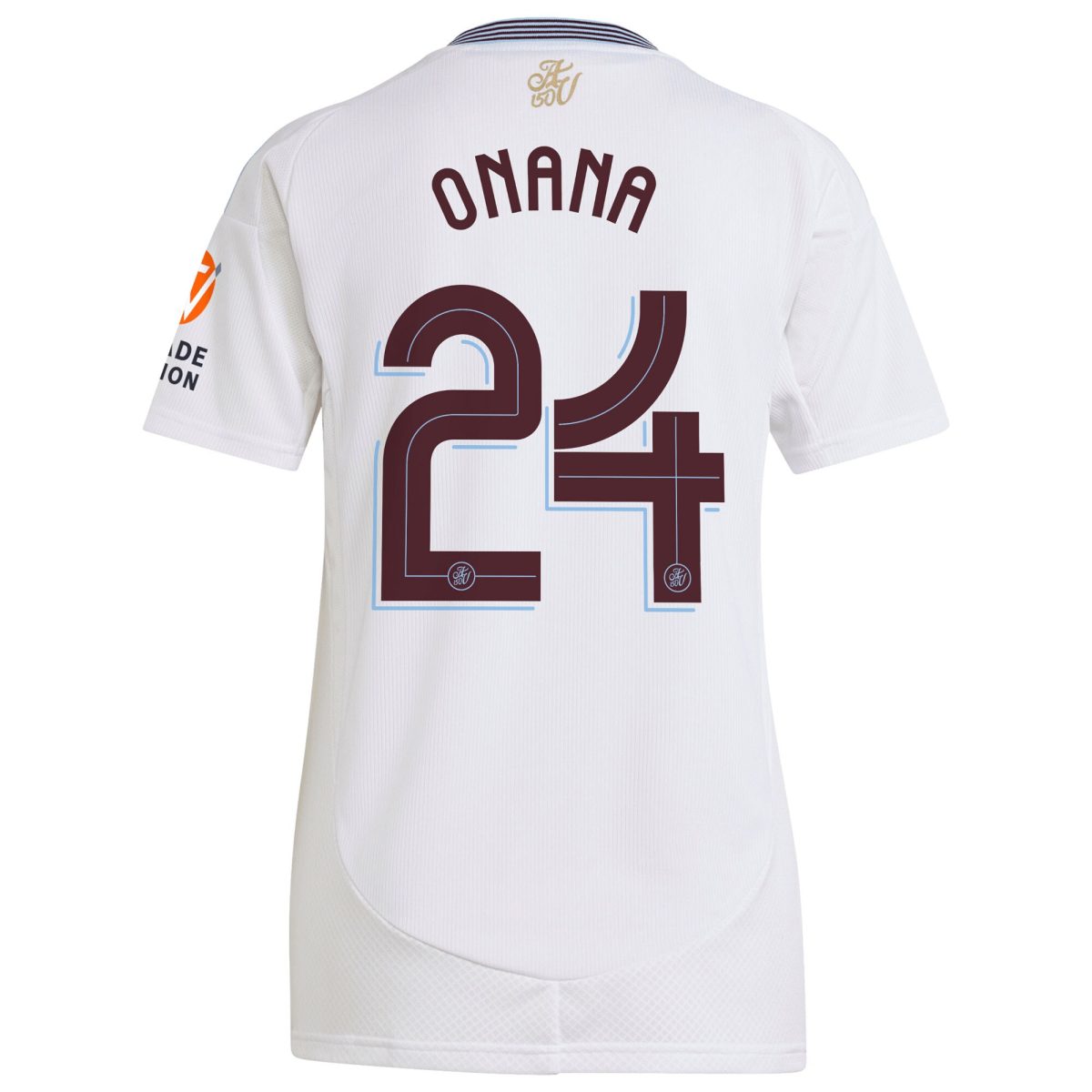 aston villa adidas away shirt 2024-25 – womens with onana 24 cup printing Collection - Aston Villa Fan Shop Official Gear