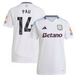 aston villa adidas away shirt 2024-25 – womens with pau 14 printing Collection - Aston Villa Fan Shop Official Gear