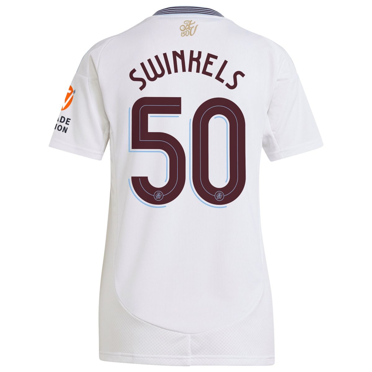 aston villa adidas away shirt 2024-25 – womens with swinkels 50 cup printing Collection - Aston Villa Fan Shop Official Gear