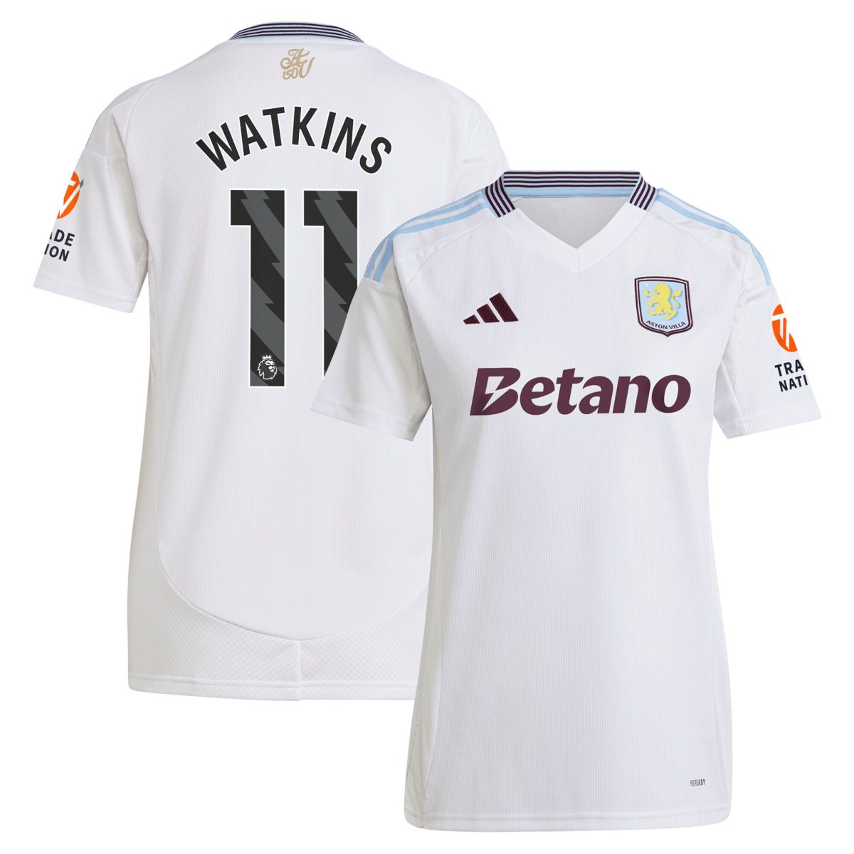 aston villa adidas away shirt 2024-25 – womens with watkins 11 printing Collection - Aston Villa Fan Shop Official Gear
