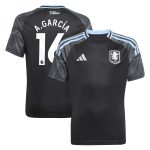 aston villa adidas away shirt 2025-26 – kids with a.garcía 16 printing Collection – Aston Villa Fan Shop Official Gear Collection - Aston Villa Fan Shop Official Gear
