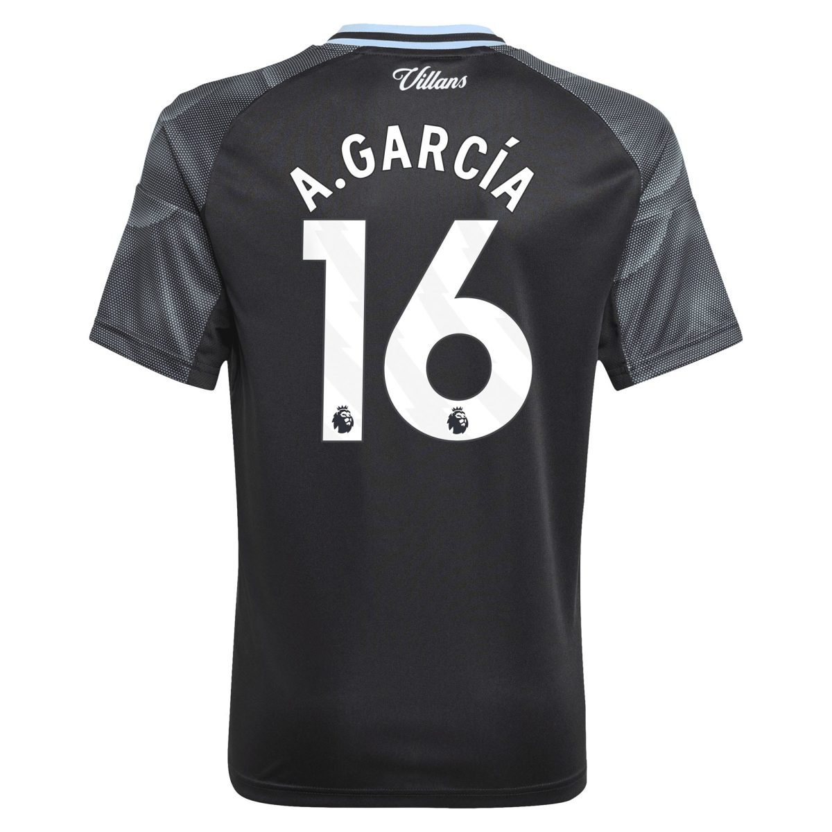 aston villa adidas away shirt 2025-26 – kids with a.garcía 16 printing Collection – Aston Villa Fan Shop Official Gear Collection - Aston Villa Fan Shop Official Gear
