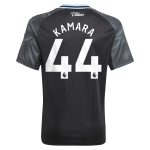 aston villa adidas away shirt 2025-26 – kids with kamara 44 printing Collection - Aston Villa Fan Shop Official Gear