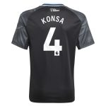 aston villa adidas away shirt 2025-26 – kids with konsa 4 printing Collection - Aston Villa Fan Shop Official Gear