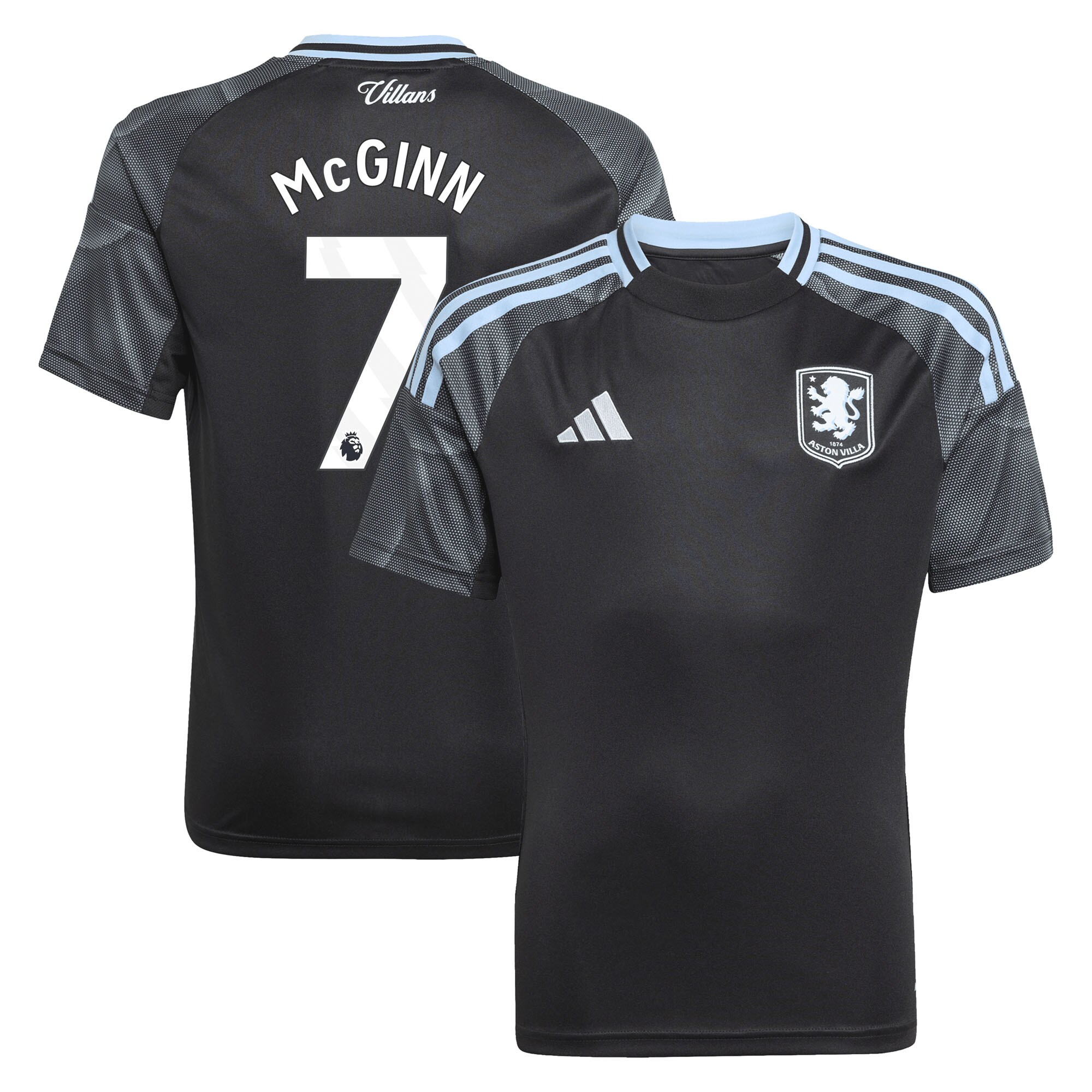 aston villa adidas away shirt 2025-26 – kids with mcginn 7 printing Collection – Aston Villa Fan Shop Official Gear Collection - Aston Villa Fan Shop Official Gear
