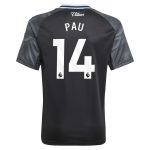 aston villa adidas away shirt 2025-26 – kids with pau 14 printing Collection – Aston Villa Fan Shop Official Gear Collection - Aston Villa Fan Shop Official Gear