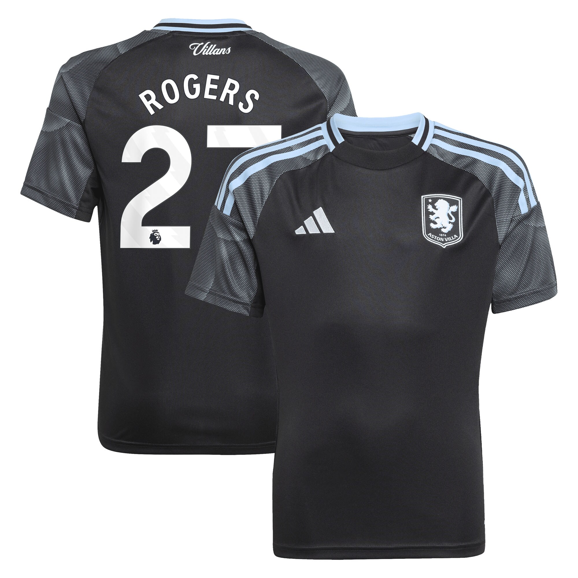 aston villa adidas away shirt 2025-26 – kids with rogers 27 printing Collection – Aston Villa Fan Shop Official Gear Collection - Aston Villa Fan Shop Official Gear