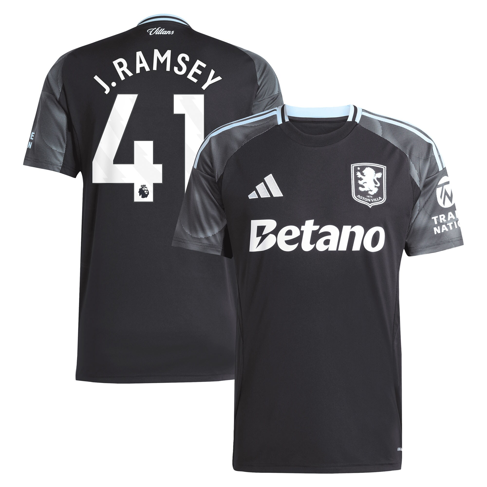 aston villa adidas away shirt 2025-26 with j. ramsey 41 printing Collection – Aston Villa Fan Shop Official Gear Collection - Aston Villa Fan Shop Official Gear