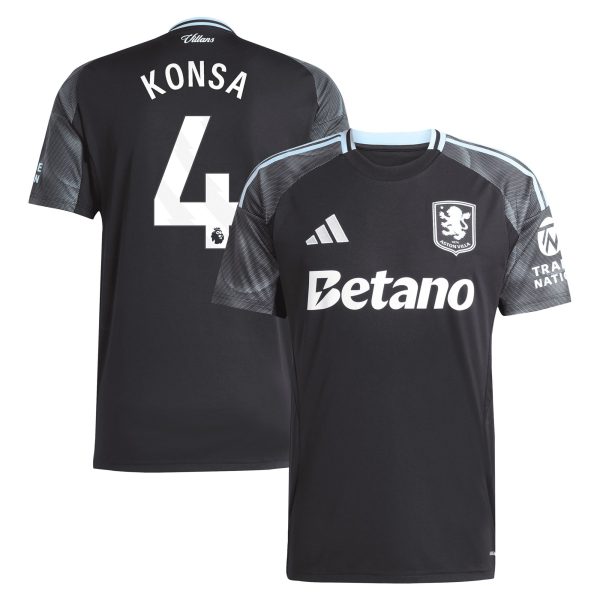 aston villa adidas away shirt 2025-26 with konsa 4 printing Collection – Aston Villa Fan Shop Official Gear Collection - Aston Villa Fan Shop Official Gear