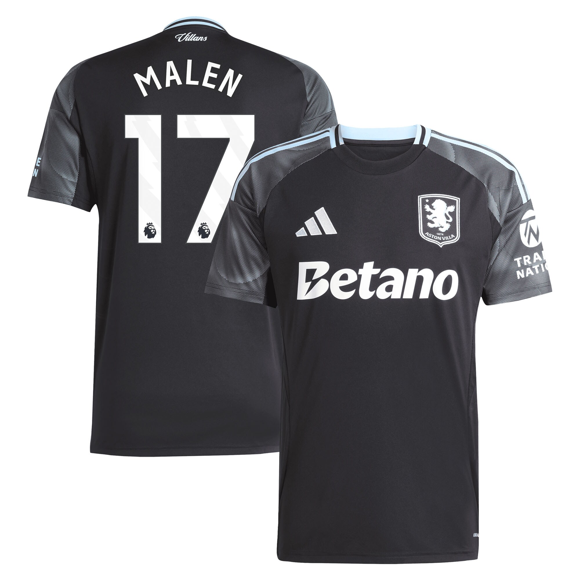 aston villa adidas away shirt 2025-26 with malen 17 printing Collection – Aston Villa Fan Shop Official Gear Collection - Aston Villa Fan Shop Official Gear