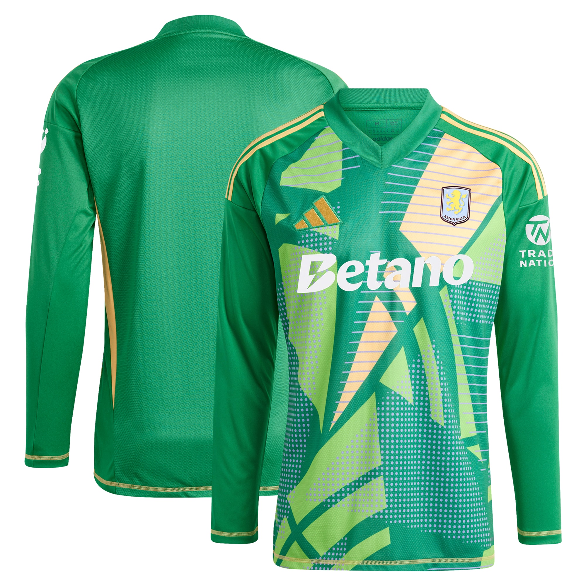 aston villa adidas goalkeeper shirt 2024-25 – long sleeve – 201964009 with custom printing Collection - Aston Villa Fan Shop Official Gear