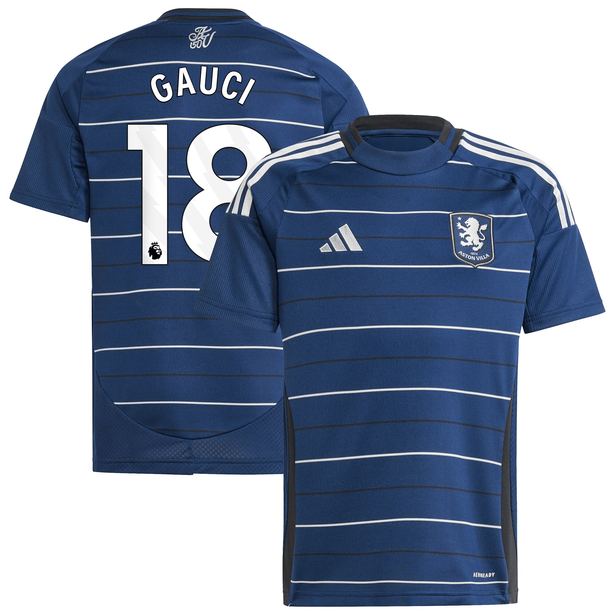 aston villa adidas goalkeeper shirt 2024-25 – long sleeve – kids with gauci 18 printing – 202030990 Collection - Aston Villa Fan Shop Official Gear
