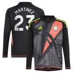 aston villa adidas goalkeeper shirt 2024-25 – long sleeve – kids with martinez 23 printing – 202029325 Collection - Aston Villa Fan Shop Official Gear