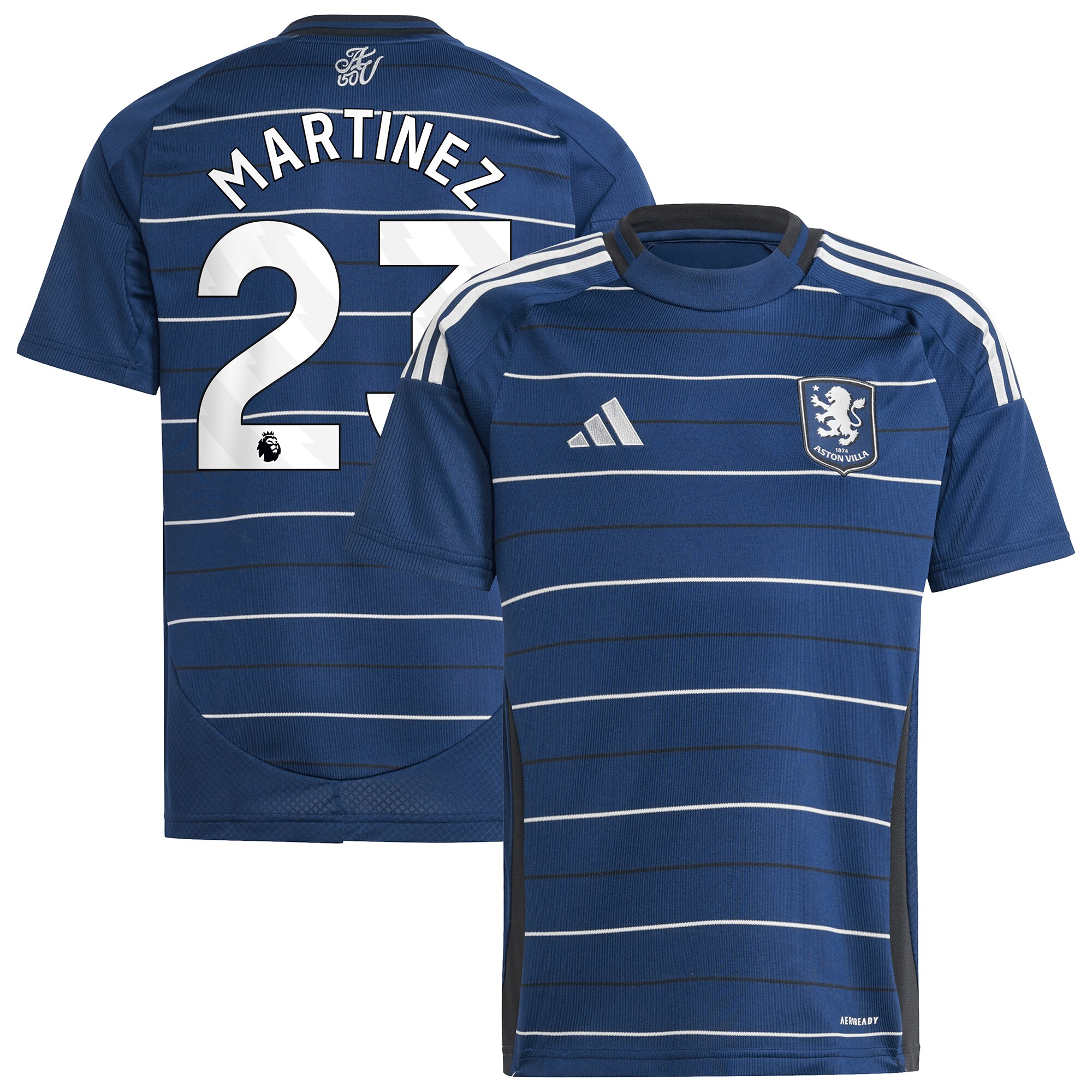aston villa adidas goalkeeper shirt 2024-25 – long sleeve – kids with martinez 23 printing – 202030988 Collection - Aston Villa Fan Shop Official Gear