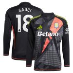 aston villa adidas goalkeeper shirt 2024-25 – long sleeve with gauci 18 printing – 202028940 Collection - Aston Villa Fan Shop Official Gear