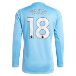 aston villa adidas goalkeeper shirt 2024-25 – long sleeve with gauci 18 printing – 202030982 Collection - Aston Villa Fan Shop Official Gear