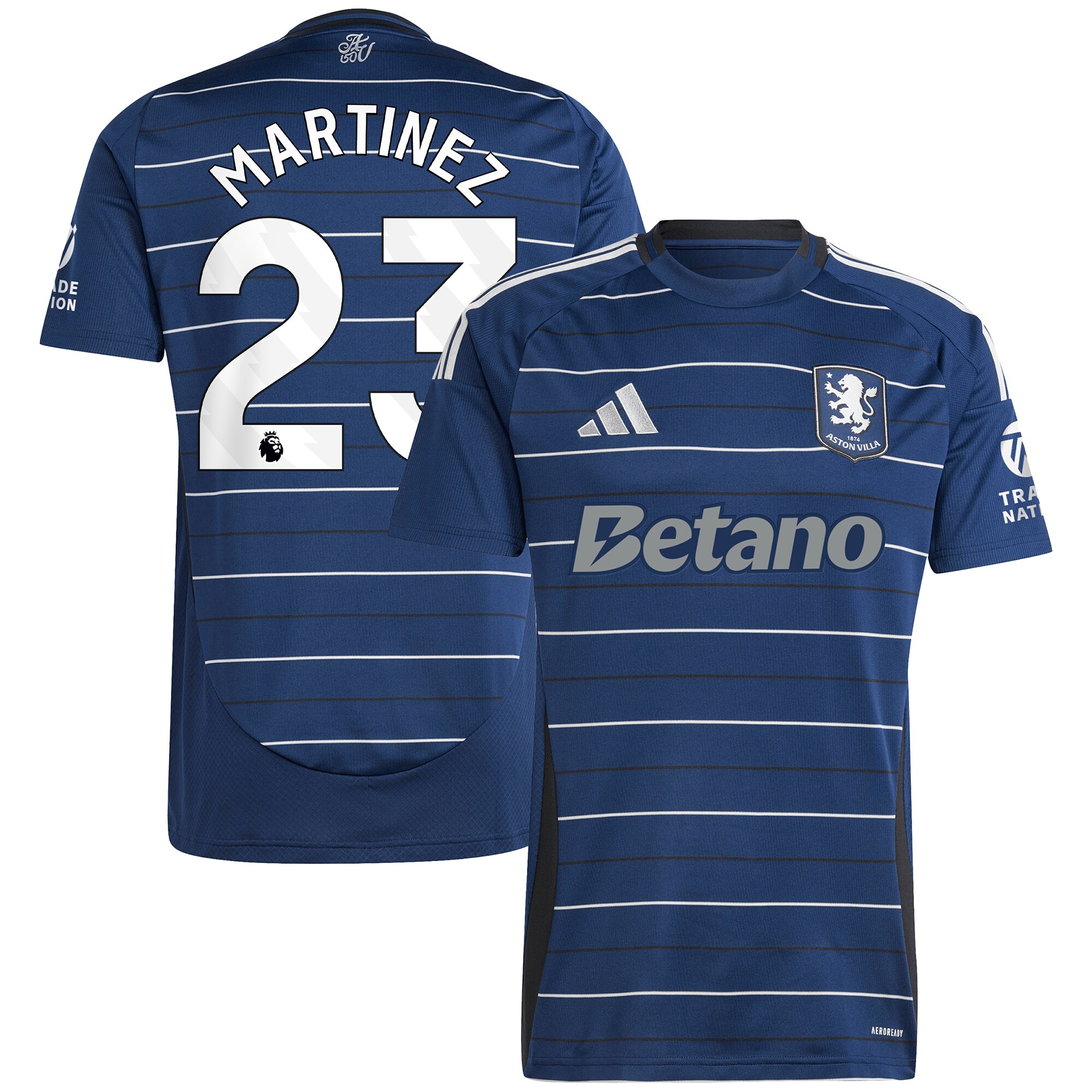 aston villa adidas goalkeeper shirt 2024-25 – long sleeve with martinez 23 printing – 202030973 Collection - Aston Villa Fan Shop Official Gear