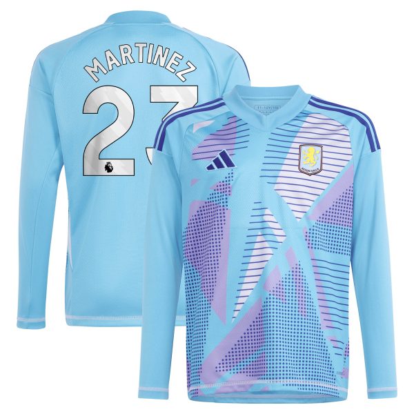 aston villa adidas goalkeeper shirt 2024-25 – long sleeve with martinez 23 printing – 202030980 Collection - Aston Villa Fan Shop Official Gear