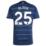 aston villa adidas goalkeeper shirt 2024-25 – long sleeve with olsen 25 printing – 202030975 Collection - Aston Villa Fan Shop Official Gear