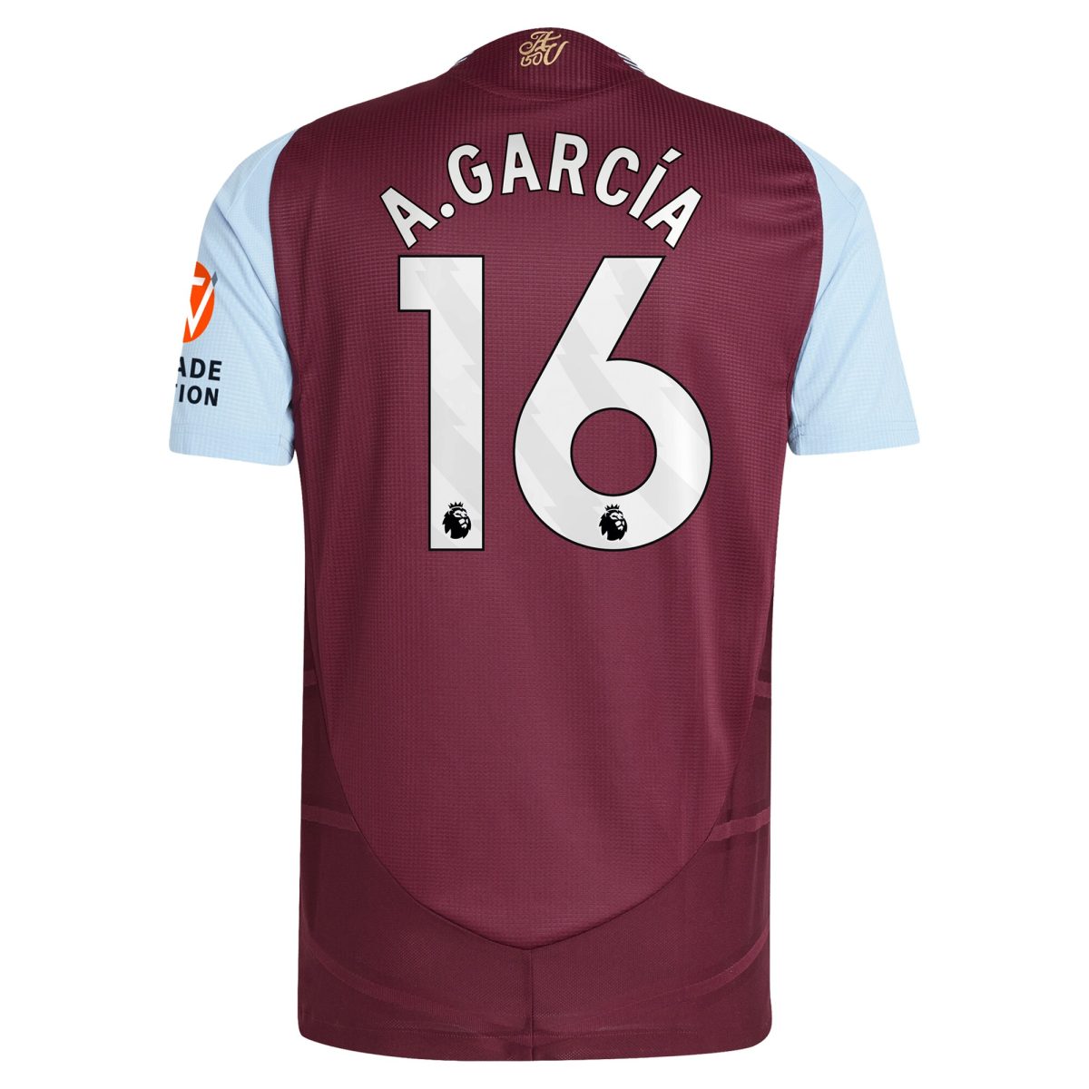 aston villa adidas home authentic shirt 2024-25 with a.garcía 16 printing Collection – Aston Villa Fan Shop Official Gear Collection - Aston Villa Fan Shop Official Gear