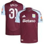 aston villa adidas home authentic shirt 2024-25 with bailey 31 cup printing Collection - Aston Villa Fan Shop Official Gear