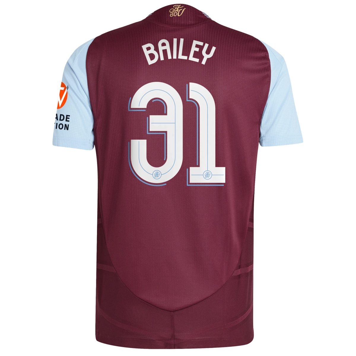 aston villa adidas home authentic shirt 2024-25 with bailey 31 cup printing Collection - Aston Villa Fan Shop Official Gear