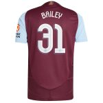 aston villa adidas home authentic shirt 2024-25 with bailey 31 cup printing Collection - Aston Villa Fan Shop Official Gear