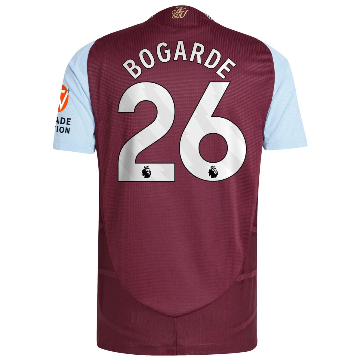 aston villa adidas home authentic shirt 2024-25 with bogarde 26 printing Collection - Aston Villa Fan Shop Official Gear
