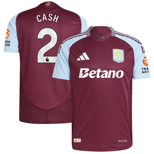 aston villa adidas home authentic shirt 2024-25 with cash 2 printing Collection - Aston Villa Fan Shop Official Gear