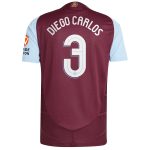 aston villa adidas home authentic shirt 2024-25 with diego carlos 3 cup printing Collection - Aston Villa Fan Shop Official Gear